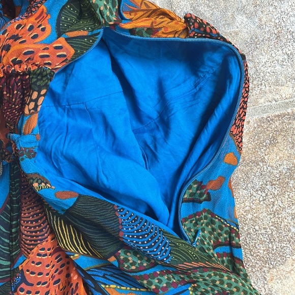 Farm Rio Puff Sleeve Maxi Dress Size XXS NWT - Picture 16 of 16